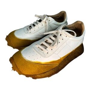 Shoto 'Dip Dyed' Leather Sneakers, NEW